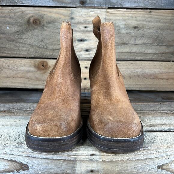 Diba Ser Eeta Suede Bootie - Cognac - 7 - New without box - Picture 2 of 9